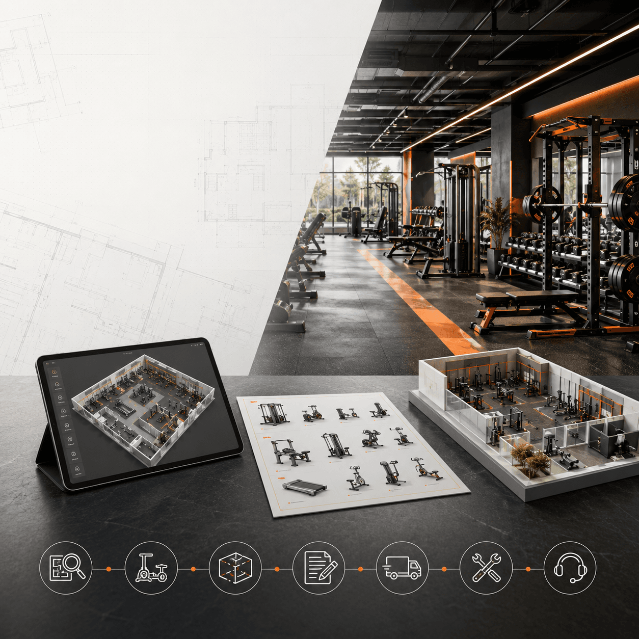 Planificación técnica de un proyecto de gimnasio institucional