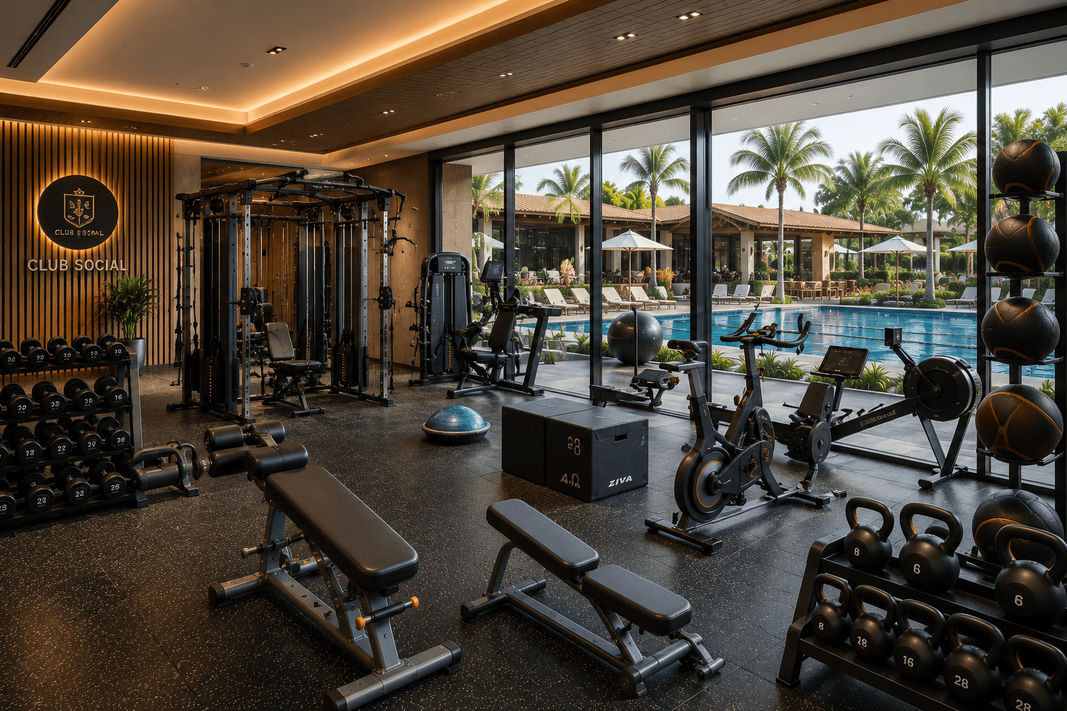 Gimnasio para clubes